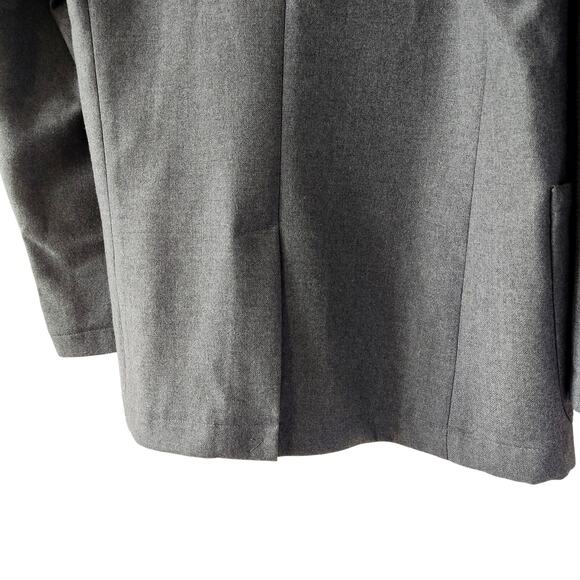 Vintage INC Gray Wool Blazer in Size 42R - Classic Men's Jacket - Picture 8 of 8